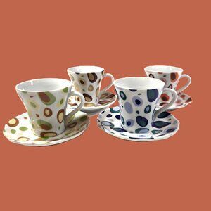 Bijoux Terner Home 8-Piece Porcelain Espresso Set in Box